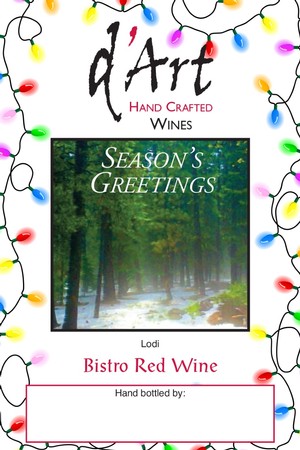 Season's Greetings Label